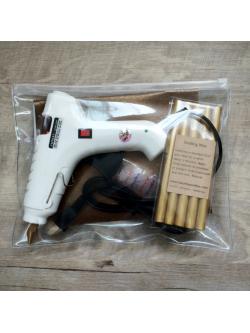 สีทอง - Glue gun sealing wax set