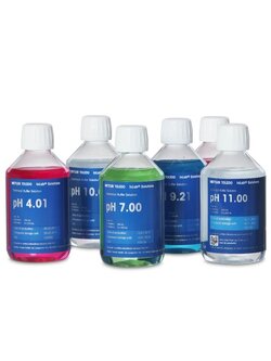 สารละลายบัฟเฟอร์ pH 2.00, 4.01, 7.00, 9.21, 10.00, 11.00 ยี่ห้อ METTLER TOLEDO