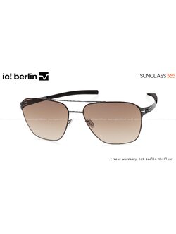 แว่นกันแดด IC BERLIN Jonathan I. Large Gun-Metal