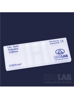 สไลด์นับเม็ดเลือด BLOOD COUNTING CHAMBER - NEUBAUER IMPROVED - ISOLAB