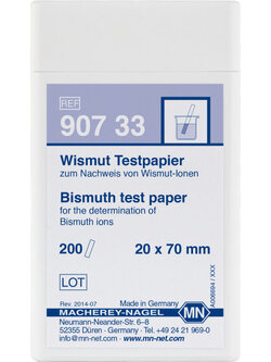 Bismuth test paper 90733 กระดาษทดสอบบิสมัท 60 mg/L
