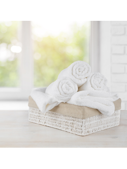 ผ้าขนหนู ผ้าเช็ดผม ขนาด 15×30 นิ้ว 12 ชิ้น