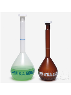 ขวดวัดปริมาตรพลาสติก VOLUMETRIC FLASK - PP - ISOLAB