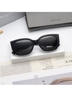 แว่นกันแดด BOLON รุ่น BL3195 Zurich C10 Bright Black Polarized