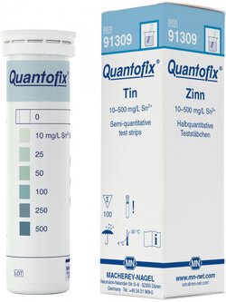 QUANTOFIX® Tin 91309 กระดาษทดสอบดีบุก