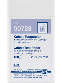 Cobalt test paper 90728 กระดาษทดสอบโคบอลต์ 25 mg/L