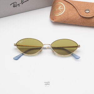 RayBan Kai RB3757 9213/2 Pale Gold Green
