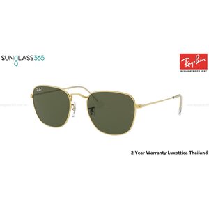 RayBan Frank RB3857 919658 Green Polarized Legend Gold