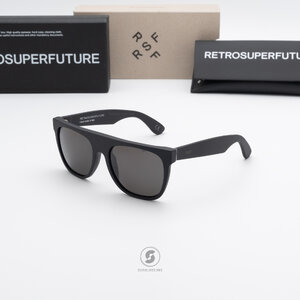 แว่นกันแดด SUPER SP RJ4 RSF Icons Flat Top Black Matte