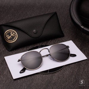 RayBan Round Metal RB3447 9229B1 Antique Gunmetal