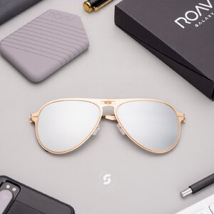 แว่นกันแดด ROAV ATLAS 8101 Brush Gold/Silver