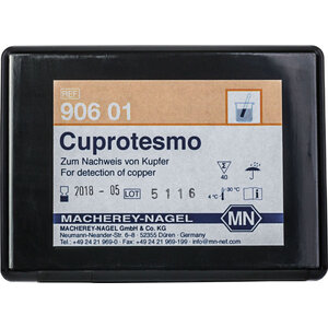 Cuprotesmo 90601 กระดาษทดสอบทองแดง copper(I), copper(II) ions