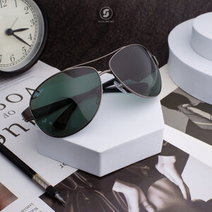 Ray Ban RB3386 004/9A gunmetal/Green polarized lens Aviator