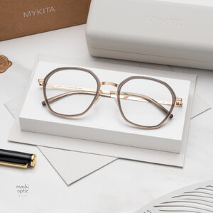 แว่นสายตา MYKITA SUVI A83 ChampagneGold Clear Ash