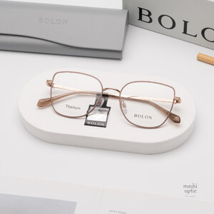 แว่นสายตา BOLON รุ่น Riga BA7030 B32 Rose Gold|Khaki Brown Front Rim