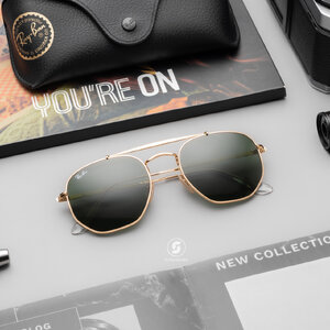 Ray Ban RB3648 001 GOLD Green