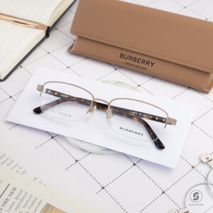 BURBERRY BE1288TD 1002 Brushed Burberry Gold