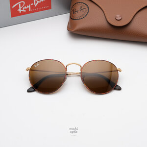 RayBan Round Metal RB3447 927533 Matte Havana on Matte Arista Gold