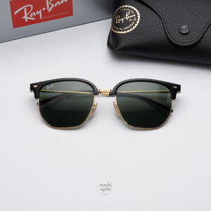 Ray-Ban New Clubmaster RB4416F 601/31 Black on Green
