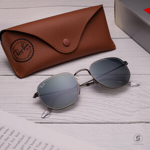 Ray Ban RB3548N Hexagonal 004/71 Gunmetal