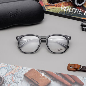 Ray-Ban RX2210VF 8367 Dark Grey on Transparent Dark Grey