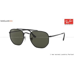 Ray Ban RB3648 002/58 Black Green Polarized