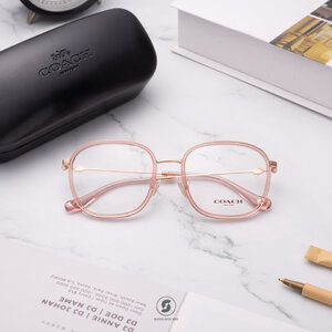 COACH HC5142BD 5666 Rose Gold / Transparent Pink