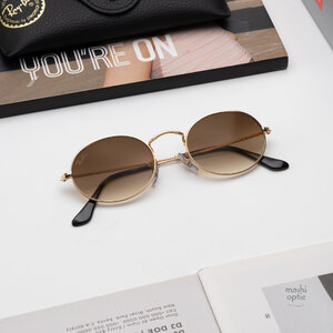 RayBan RB3547 Oval 001/51 Arista Gold