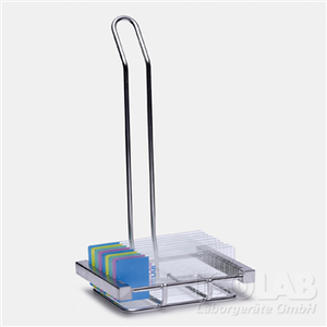 STAINING RACK STAINLESS STEEL 20 SLIDES - ISOLAB