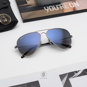 แว่นกันแดด Rayban Old Aviator RB3825 004/78 Gunmetal Polarized
