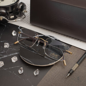 กรอบแว่น Silhouette Hinge C-2 5424-6051 (เคลือบทองคำแท้)