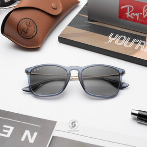 Ray Ban Chris RB4187F 6592T3 Transparent Blue Polarized