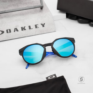 OAKLEY HSTN(A) OO9242A-04 Matte Black Prizm Sapphire Polarized