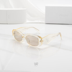 PRADA Symbole PR17WSF 19X30N Transparent Champagne