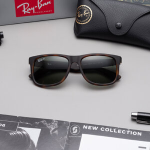 RayBan Justin RB4165F 865/9A Havana Polarized