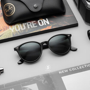 Ray-Ban Round RB4305F 601/71 Green