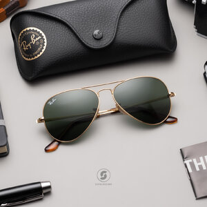 Ray Ban Aviator RB3689 914731 Crystal Green