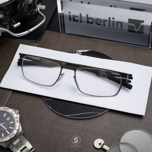 กรอบแว่น IC BERLIN Rast Graphite