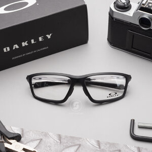 Oakley OX8080-03 CROSSLINK ZERO MATTE BLACK Clear