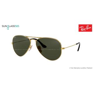 Ray Ban Aviator RB3025 181 Gold Green G-15