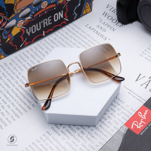 RayBan RB1971 Square 914751 Clear Gradient Brown