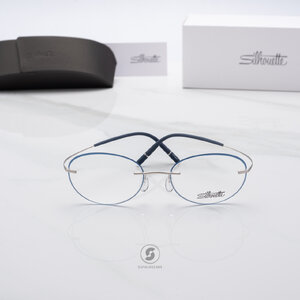 กรอบแว่น Silhouette TMA - The Icon. Accent Rings 5518/FZ 7201