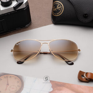 Ray Ban Cockpit RB3362 001/51 Clear Gradient Brown