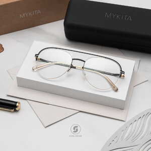 แว่นสายตา MYKITA MISAKO C639 Black Grossy Gold