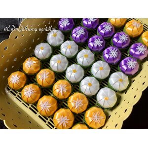 ขนมตาล ขนมตะโก้ ขนมมันม่วง