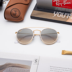 Ray Ban RB3647N 923632 Gold Clear Gradient