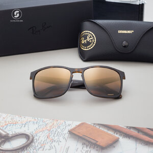 Ray-Ban RB4264 894/6B MATTE HAVANA Chomance Polarized Mirror Gold