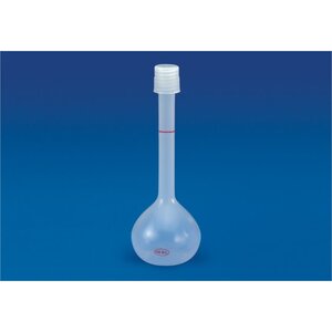 ขวดวัดปริมาตรพลาสติก (Volumetric flask) Polylab