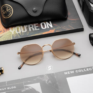 RayBan Jack RB3565 001/51 Light Brown Gradient