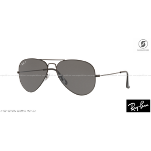 Ray Ban Aviator RB3025 002/48 Black Polarized